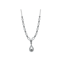 Halskette Damiata Gioielli Dame in Weißgold Zircone 3203/102 - 3203/102